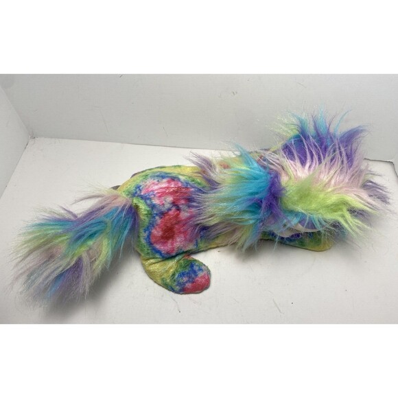 Puppy Surprise Tie Dyed Rainbow Dog Plastic Face 2016 Purple Nose - Picture 3 of 6